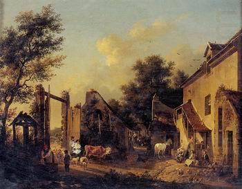 European city landscape, street landsacpe, construction, frontstore, building and architecture. 288, unknow artist